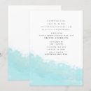 Recherche de vague bleue invitations Aquarelle