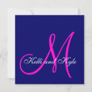 Recherche de rose de mariage invitations Monogramme