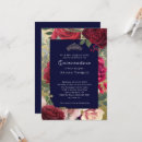 Recherche de burgundy roses quinceanera invitations Floral