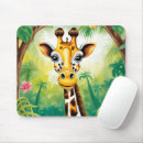 Suche nach giraffen cartoon mousepads Niedlich
