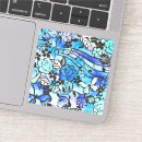 Suche nach blauer stoff aufkleber Blume