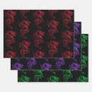 Suche nach schwarzer drache geschenkpapier Rot