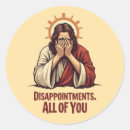 Suche nach enttäuschung aufkleber Lustiger jesus