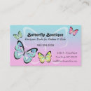 Recherche de papillon pastel cartes visite Bleu