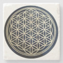 Recherche de la géométrie sacrée dessous de verres Fleur