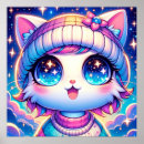 Recherche de chat kawaii posters Anime