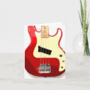 Recherche de guitare électrique rouge cartes postales Instrument de musique
