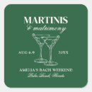 Recherche de cocktail martini autocollants Vert