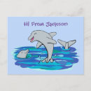 Suche nach delphin cartoon postkarten Niedlich