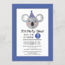 Recherche de koala party invitations Fête