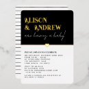 Recherche de black baby shower invitations Neutre genre