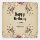 Suche nach vintage schönheit aufkleber Blume