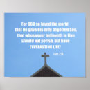 Recherche de john 3 16 poster Verset biblique