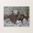 Recherche de chasse puzzles Hiver