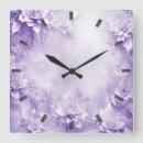 Recherche de murale blanche horloges Violet