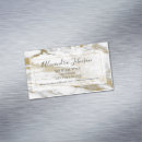 Recherche de marbre moderne cartes visite Monogramme