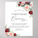 Recherche de rose de fleur mariage posters Élégant