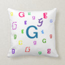 Suche nach buchstabe g kissen Alphabet