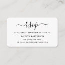 Recherche de réponse rsvp invitations Typographie