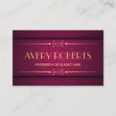 Recherche de ornements cartes visite Professionnel