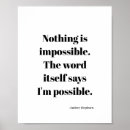 Suche nach erfolg poster Ziele