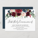 Recherche de confirmation garçon cartes invitations Floral