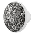 Recherche de contraste boutons et poignées de porte Noir et blanc