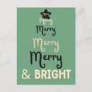 Recherche de noël non traditionnel cartes postales Chic