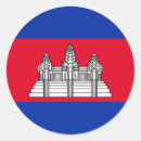 Recherche de drapeau du cambodge autocollants Patriotisme