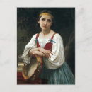 Recherche de fille de bouguereau cartes postales Vintage