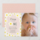 Recherche de pink floral 1ans anniversaire invitations Baby girl