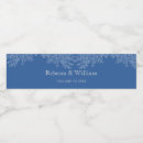 Recherche de mariage eau étiquettes Bleu