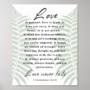 Suche nach liebe geduldig poster Christliche wandkunst