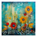 Recherche de marguerite posters Abstrait