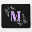 Recherche de floral violet tapis souris Féminin