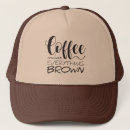 Recherche de café casquettes Typographie