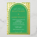 Recherche de vert mer invitations Classique