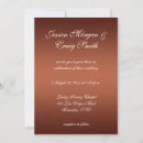 Recherche de cuivre mariage invitations Contemporain