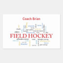 Suche nach feldhockey aufkleber Trainer