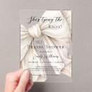 Recherche de white bow invitations Elle noue le noeud