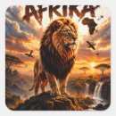 Recherche de tête lion autocollants Faune