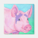 Recherche de porc magnets Aquarelle
