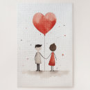 Recherche de illustration romantique puzzles Amour