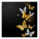 Recherche de papillon blanc posters Doré