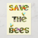 Recherche de abeilles cartes postales Coloré