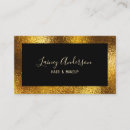 Recherche de noir et doré cartes visite Esthéticien