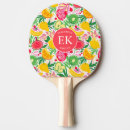 Recherche de fruits raquettes ping pong Aquarelle