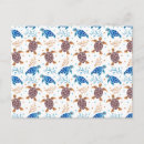Recherche de tortues marines cartes postales Illustration