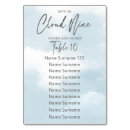 Suche nach wolken tischkarten Wolke 9