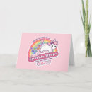 Recherche de licorne kawaii vœux cartes Drôle